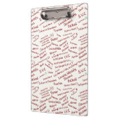 Porte-bloc Minimalist Anatomy Pattern Medical Professional Cl (Gauche)