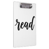 Porte-bloc Minimalist Modern Cursive "read" Calligraphy (Swatch)