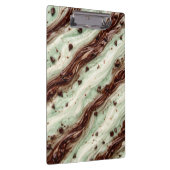 Porte-bloc Mint Chocolate Chip Milkshake Marble Design (Swatch)