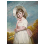 Porte-bloc ~ MISS JULIANA WILLOUGHBY 18thC George Romney ~ (Dos)