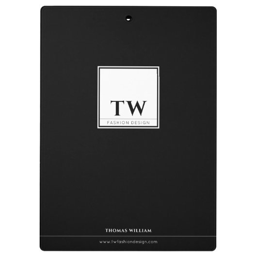 Porte-bloc Mode Design noir (Dos)