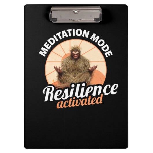 Porte-bloc Mode Méditation Bigfoot Résilience Activée (Devant)