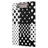 Porte-bloc Mode noir blanc à pois Style Design (Gauche)