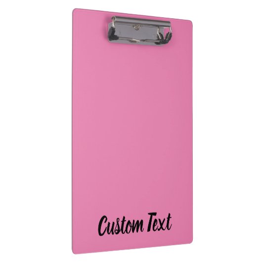 Porte-bloc Modèle de texte de script rose et noir simple (Swatch)