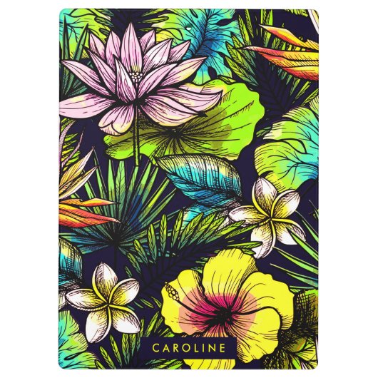 Porte-bloc Modèle floral (Dos)