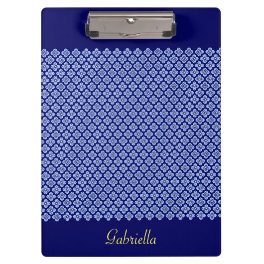 Porte-bloc Modèle floral (Devant)