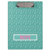 Porte-bloc Modèle floral rustique élégant (Devant)