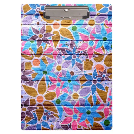 Porte-bloc Modèle floral tendance #14 (Devant)