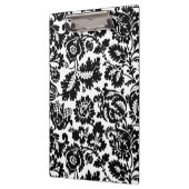Porte-bloc Modèle floral vénitien noir et blanc de William Mo (Gauche)