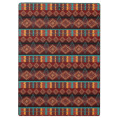 Porte-bloc Modèle géométrique de rayures ethniques de (Dos)