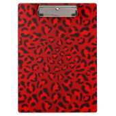 Porte-bloc Modèle rose de texture de léopard (Devant)