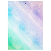 Porte-bloc Modèle vitreux ombre Blue Purple Glitter (Dos)