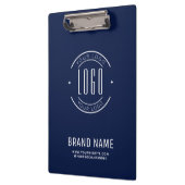 Porte-bloc Modern custom company logo business branded (Gauche)
