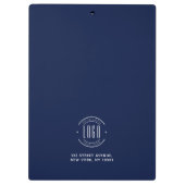 Porte-bloc Modern custom company logo business branded (Dos)