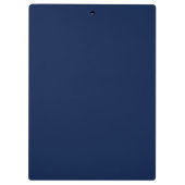 Porte-bloc Modern Navy Blue Border Custom Stationery (Dos)