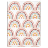 Porte-bloc Modern Rainbow Teacher Ajouter Votre Nom (Dos)