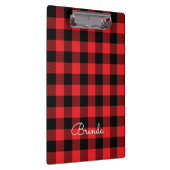 Porte-bloc Modern Red and Black Buffalo Check (Swatch)
