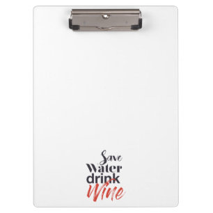 Porte-bloc Moderne, amusant, créatif, drôle Sauvegarder l'eau