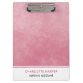 Porte-bloc Moderne Cute Elégante Aquarelle Laver Art Rose Ble (Devant)