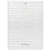 Porte-bloc Moderne Design Monogramme Bois Vintage (Dos)