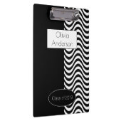 Porte-bloc Moderne Elegant noir et blanc Motif (Swatch)