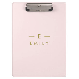 Porte-bloc Moderne Minimaliste Rose Personnalisé
