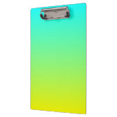 Porte-bloc moderne ombre citron jaune citron vert turquoise (Gauche)