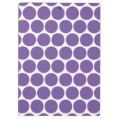 PORTE-BLOC MODERNE, POIS BLANC (Dos)