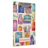 Porte-bloc Moderne Retour à l'école Fournitures Nom du Motif (Swatch)