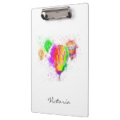 Porte-bloc Moderne, tendance et lumineux. Ajoutez votre nom (Gauche)