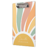 Porte-bloc Moderne tendance Whimsical Retro Arc-en-ciel (Gauche)