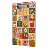 Porte-bloc Moisson d'Automne Motif Patchwork Floral – Rustiqu (Gauche)