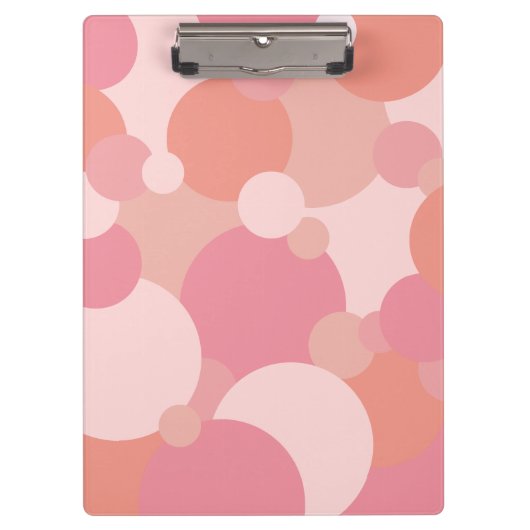 Porte-bloc Molécules d'orange rose Porte - bloc (Devant)