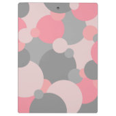 Porte-bloc Molécules rose-gris Porte - bloc (Dos)