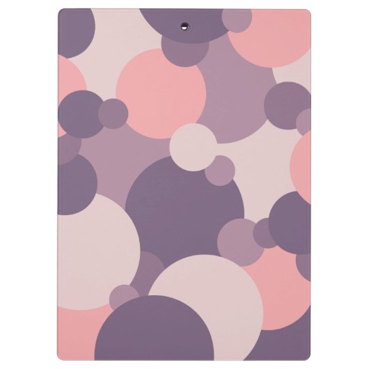 Porte-bloc Molécules rose violet Porte - bloc (Dos)