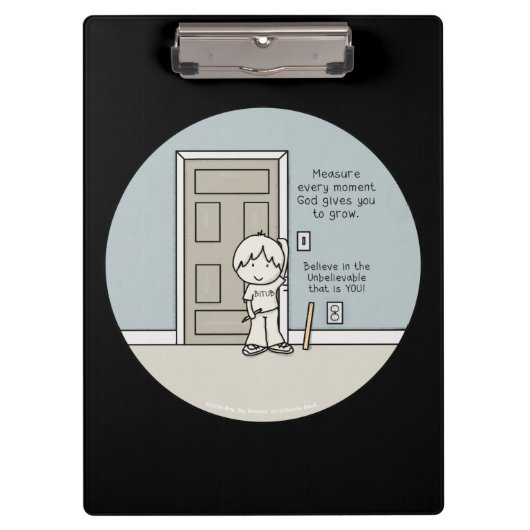 Porte-bloc Moments mesurables (Devant)