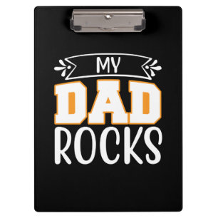 Porte-bloc Mon père Cadeau Mon père Rocks
