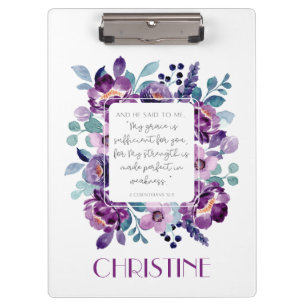 Porte-bloc Mon Porte - bloc d'aquarelle Grace violet 