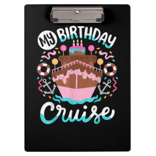 Porte-bloc Mon voyage en croisière pour mon anniversaire