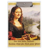 Porte-bloc Mona Lisa liebt Pralinen (Devant)
