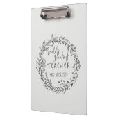 Porte-bloc monde meilleur enseignant moderne minima couronne (Gauche)