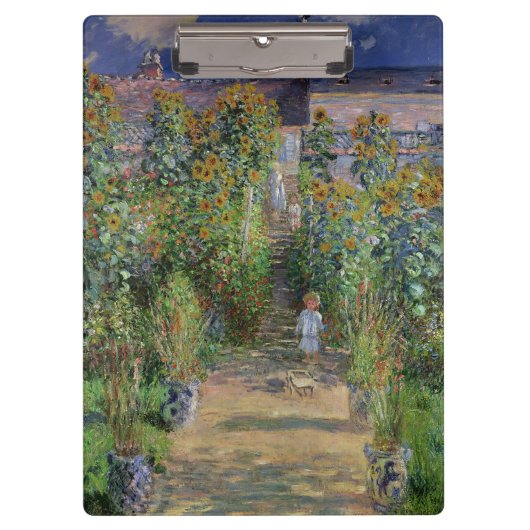 Porte-bloc Monet Garden Vetheuil Impressionim Peinture (Devant)