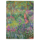 Porte-bloc Monet "le jardin d'iris chez Giverny" (Dos)
