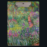 Porte-bloc Monet "le jardin d'iris chez Giverny"<br><div class="desc">Monet était un fondateur de la peinture impressionniste française, dont "le jardin d'iris chez Giverny" (peint entre 1899 et 1900) est un bel exemple. C'est une célébration de couleur, de lumière et de mouvement. Quand Monet a acheté le domaine de Giverny, il a remodelé le jardin d'agrément déjà planté pour...</div>