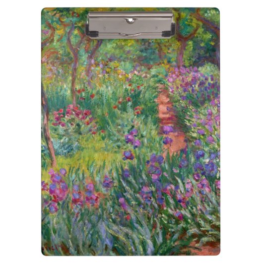 Porte-bloc Monet "le jardin d'iris chez Giverny" (Devant)