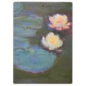 Porte-bloc Monet Water Lys Pond Nénuphars Peinture (Dos)