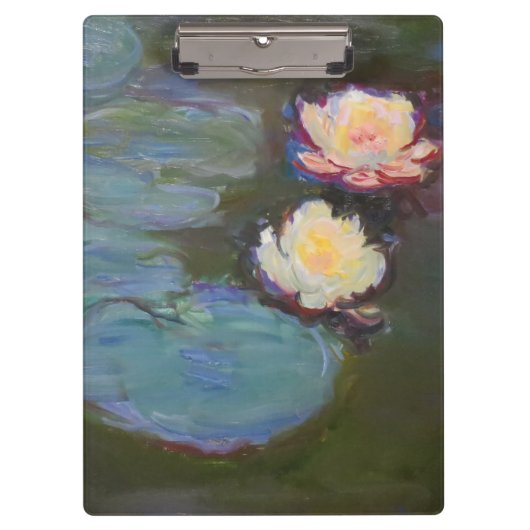 Porte-bloc Monet Water Lys Pond Nénuphars Peinture (Devant)