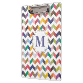 Porte-bloc Monogram Teachers Clip board Chevron Motif (Gauche)