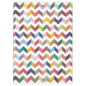Porte-bloc Monogram Teachers Clip board Chevron Motif (Dos)