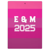 Porte-bloc "monogramm et années personnalisables (Dos)